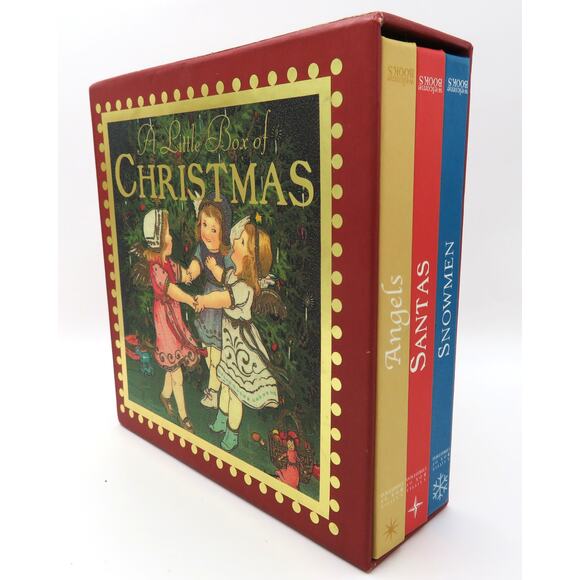 A Little Box of Christmas Mini Book Box Set Santas Angels Snowmen Welcome Books - Picture 3 of 16